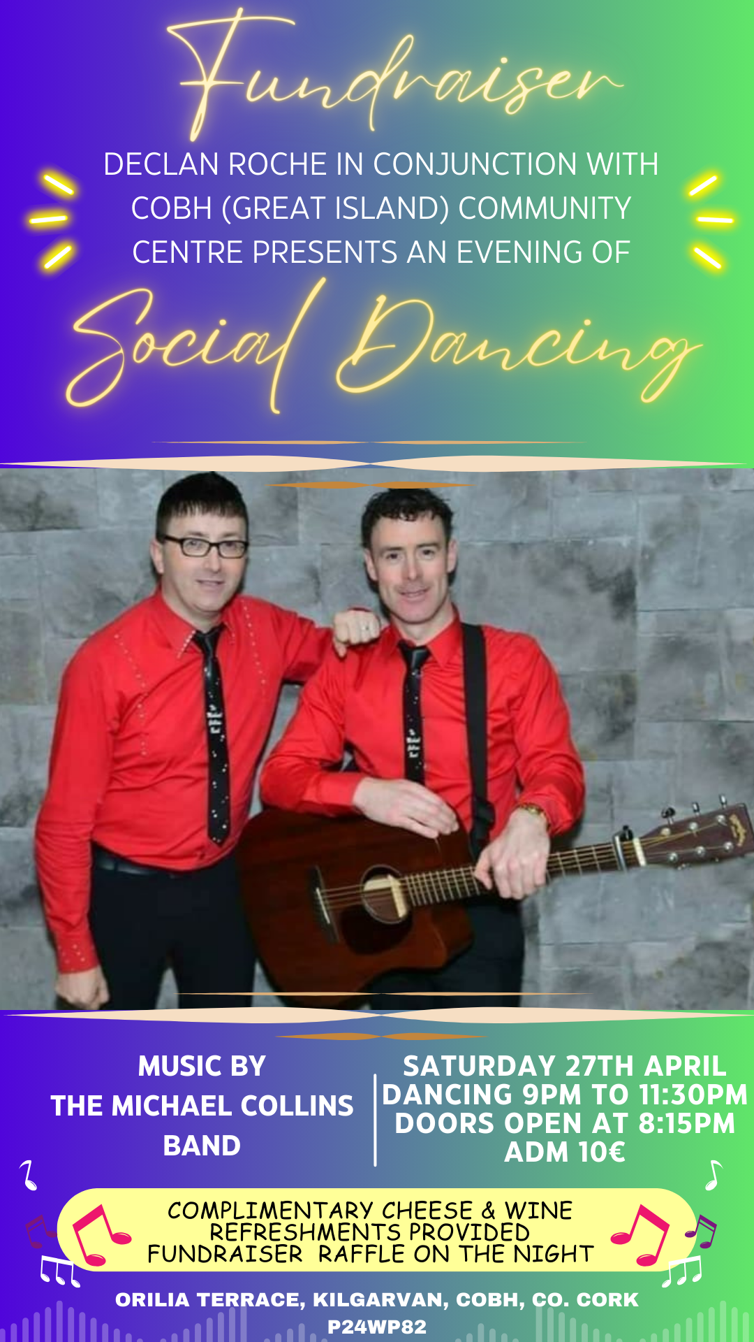 DECLAN ROCHE IN CONJUNCTION WITH COBH (GREAT ISLAND) COMMUNITY CENTRE ...